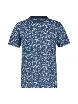 Футболка LERROS "Футболка LERROS мужская с цветочным принтом", синий