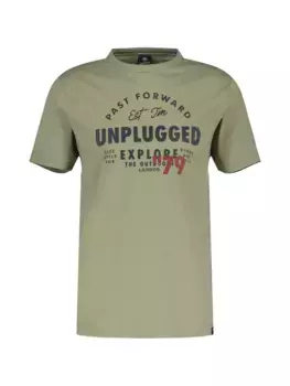 Футболка LERROS "Футболка LERROS однотонная с принтом", цвет Gentle Reed