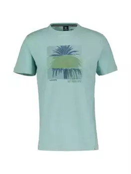 Футболка LERROS "Футболка LERROS с круглым вырезом и фотопринтом ", синий