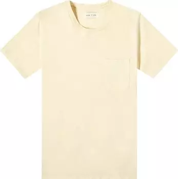 Футболка Les Tien Classic Pocket Tee 'Vintage Yellow', желтый