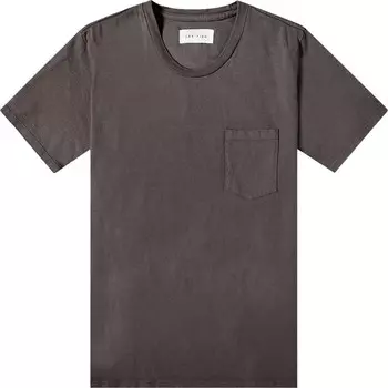 Футболка Les Tien Classic Pocket Tee 'Vintage Black', черный