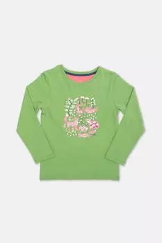 Футболка «Лесная фауна» Kite, зеленый