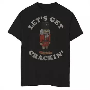 Футболка Lets Get Crakin с рисунком для мальчиков 8–20 лет и девочек Licensed Character