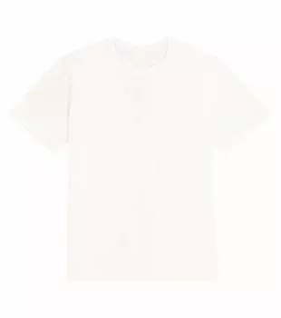 Футболка Level T из хлопкового джерси Rick Owens, белый