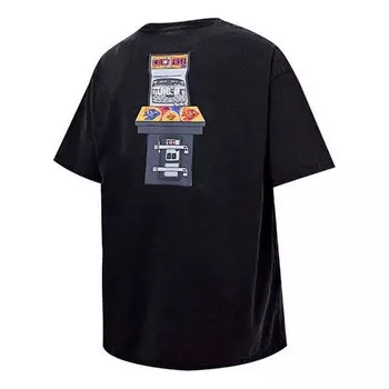 Футболка level up tee 'black' Converse, черный