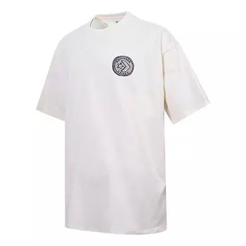 Футболка level up tee 'white' Converse, белый