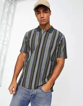 Футболка Levi's Pool Side в кремовую полоску с небольшим логотипом