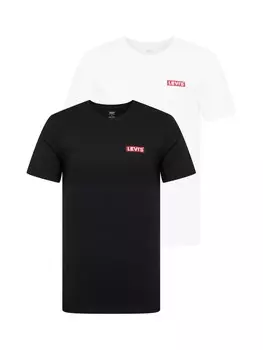 Футболка LEVI'S 2PK CREWNECK GRAPHIC, черный/белый