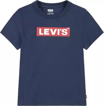 Футболка Levi'S Box Tab Graphic T-Shirt, цвет Dress Blues