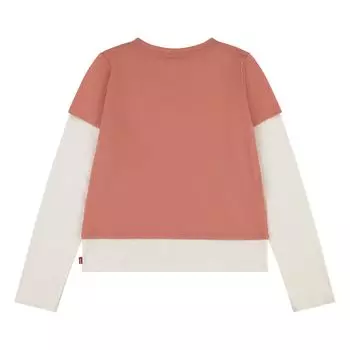 Футболка Levi's Heart с рисунком для девочек 7–16 лет Levi's, фиолетовый