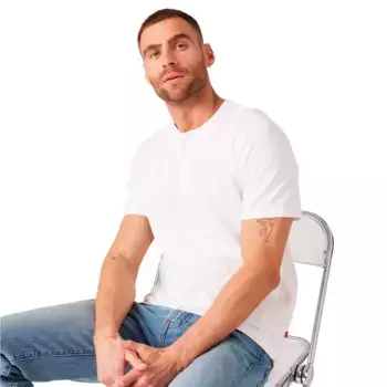 Футболка Levi's Henley, белый