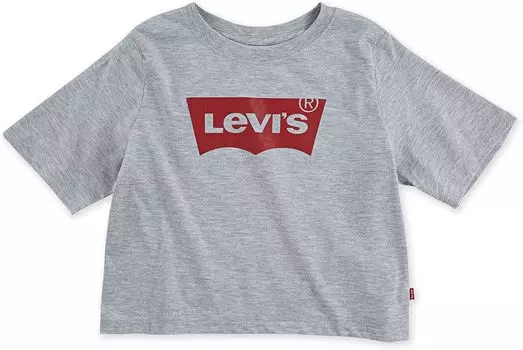 Футболка Levi'S High Rise Batwing T-Shirt, цвет Light Gray Heather