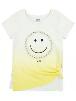 Футболка Levi's Kids, цвет wei/gelb