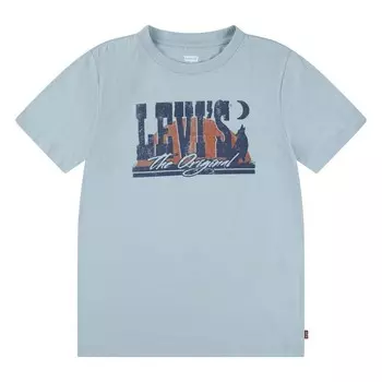 Футболка Levi's Kids Shirt, цвет navy/opal