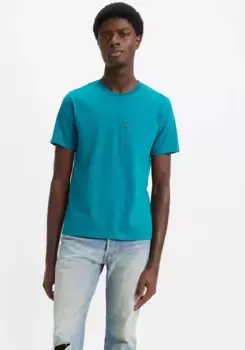 Футболка Levi's "КЛАССИЧЕСКАЯ ФУТБОЛКА С КАРМАНОМ", цвет Ocean Depths