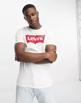 Футболка Levi's «летучая мышь» белая