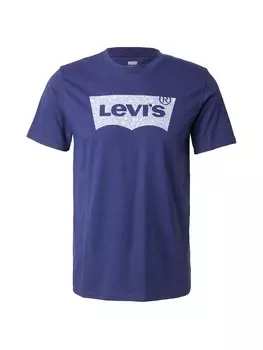 Футболка LEVI'S LEVIS REGULAR SHIRT, темно-синий/светло-голубой