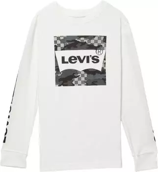 Футболка Levi'S Long Sleeve Checkered Camo Tee, цвет Sugar Swizzle
