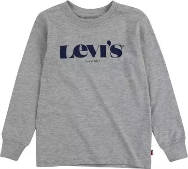 Футболка Levi'S Long Sleeve Graphic Tee, цвет Grey Heather