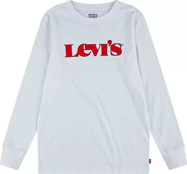 Футболка Levi'S Long Sleeve Graphic Tee Shirt, белый