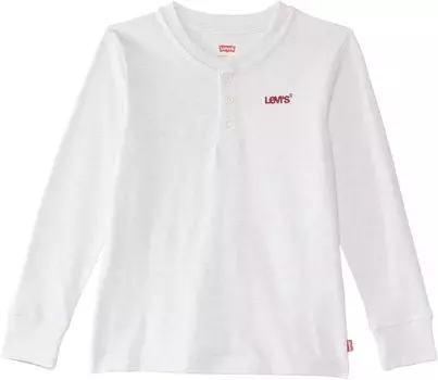 Футболка Levi'S Long Sleeve Henley Shirt, цвет Oatmeal Heather
