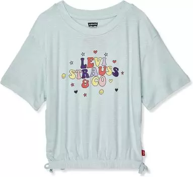 Футболка Levi'S Meet & Greet Cinched Tee, цвет Pastel Blue