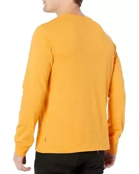 Футболка Levi's Mens Long Sleeve Standard Graphic Tee, цвет Bear Crest Autumn Blaze
