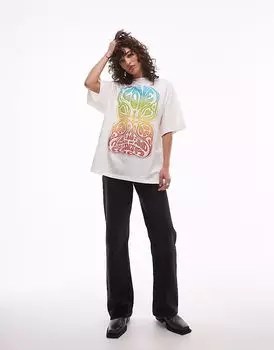 Футболка Levi's Oversize White Love Print