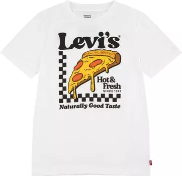 Футболка Levi'S Pizza Graphic T-Shirt, цвет Bright White