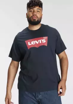 Футболка Levi's Plus "LE B&T BIG GRAPHIC TEE" с логотипом спереди, синий