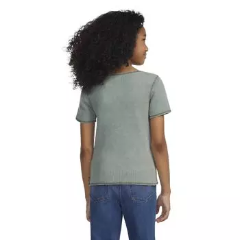 Футболка Levi's с вафельным вырезом и V-образным вырезом для девочек 7–16 лет Levi's, фиолетовый