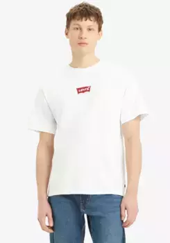 Футболка Levi's "SEVINTAGE" с нашивкой-логотипом на груди, белый