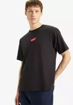 Футболка Levi's "SEVINTAGE" с нашивкой-логотипом на груди, цвет Caviar