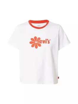Футболка LEVI'S Shirt Graphic Jordie Tee, белый