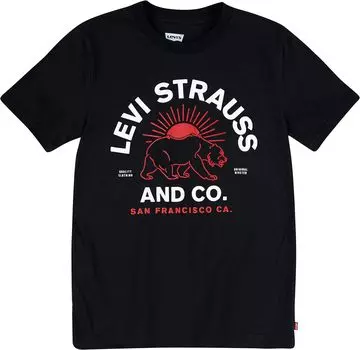 Футболка Levi'S Short Sleeve Graphic Tee Shirt, черный