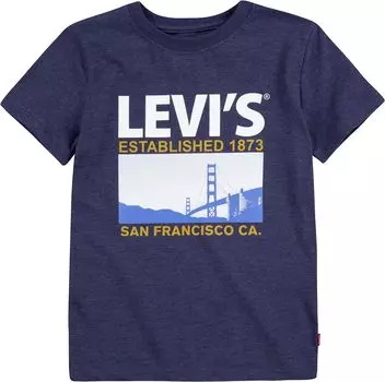 Футболка Levi'S Short Sleeve Graphic Tee Shirt, цвет Peacoat