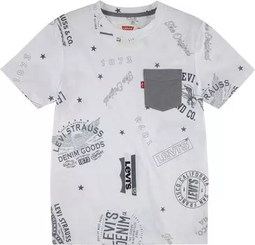 Футболка Levi'S Short Sleeve Printed Tee Shirt, черный