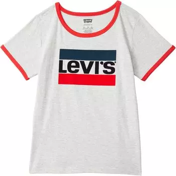 Футболка Levi'S Sportswear Logo Ringer, цвет Light Grey Heather