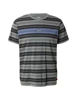 Футболка LEVI'S SS RELAXED BABY TAB TEE, дымчато-голубой/небесно-голубой