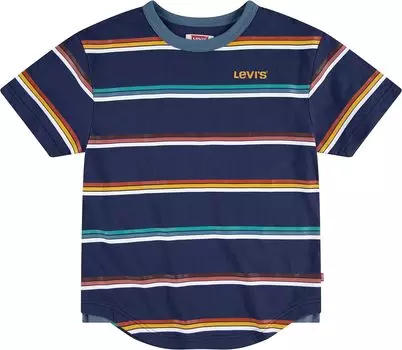 Футболка Levi'S Striped Ringer Tee Shirt, цвет Peacoat