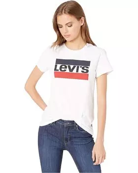 Футболка Levi's Womens Perfect Graphic, цвет Sportswear Logo White