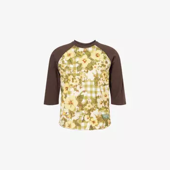 Футболка Levi's x Denim Tears из хлопкового джерси с цветочным принтом, мультиколор