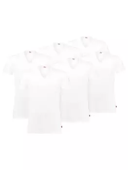 Футболка Levis 6er Pack, белый