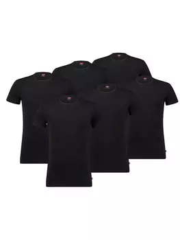 Футболка Levis 6er Pack, черный