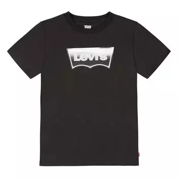 Футболка Levis Batwing Mirror Effect Short Sleeve Round Neck, черный