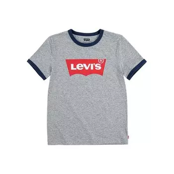 Футболка Levis Batwing Ringer Short Sleeve Round Neck, серый