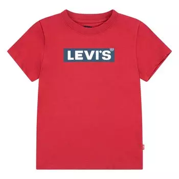 Футболка Levis Boxtab Kids Short Sleeve Round Neck, красный