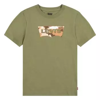 Футболка Levis Camo Batwing Fill Short Sleeve Round Neck, зеленый