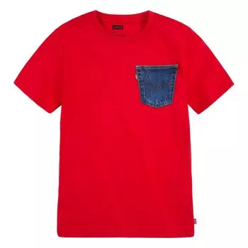 Футболка Levis Graphic Short Sleeve Round Neck, красный
