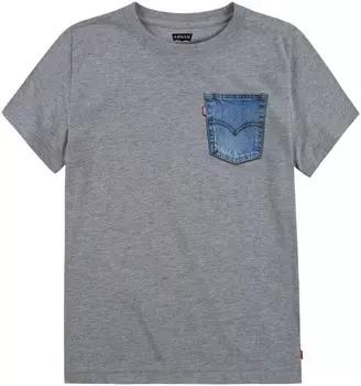 Футболка Levis Kids, цвет mottled grey